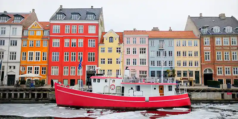 Winter in Copenhagen, Denmark