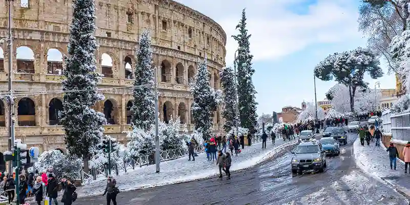 Winter in Rome, Italy