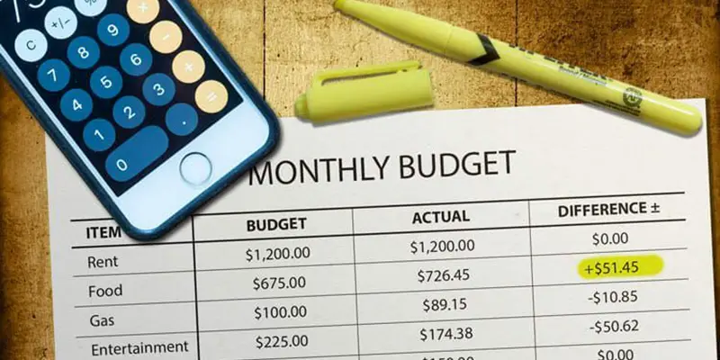 Develop a monthly budget